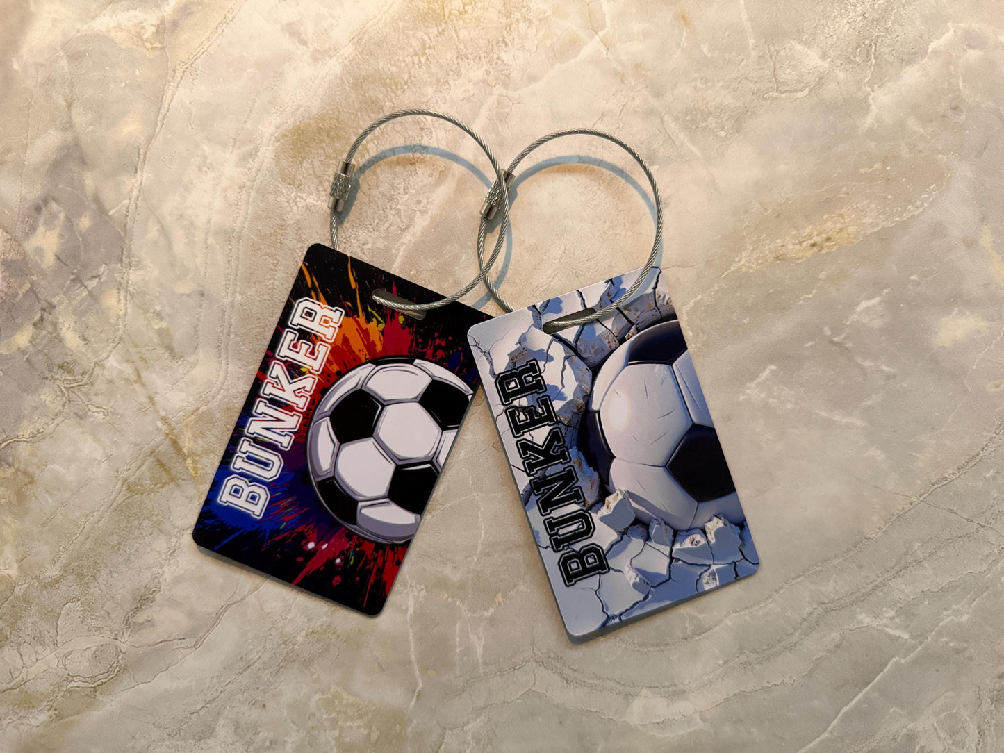Personalized Soccer Bag Tag | Custom Sports Luggage ID | Soccer Gear Accessory | Gift for Players, Teams & Coaches