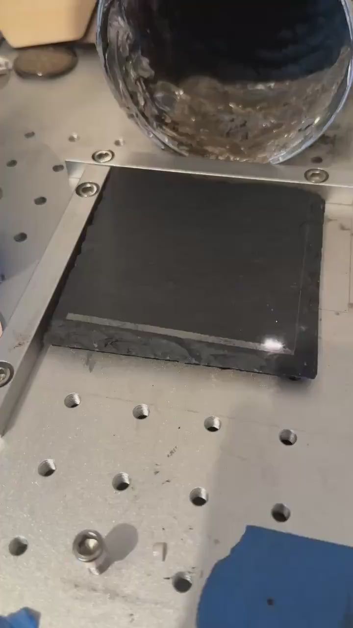 Photo Engraved Customized Slate Coaster